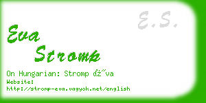 eva stromp business card